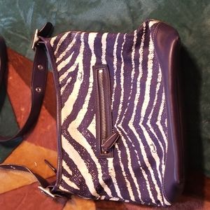 coach zebra print purse